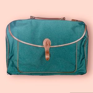 NWOT Vintage Polo by Ralph Lauren Green Canvas Travel Duffle Bag